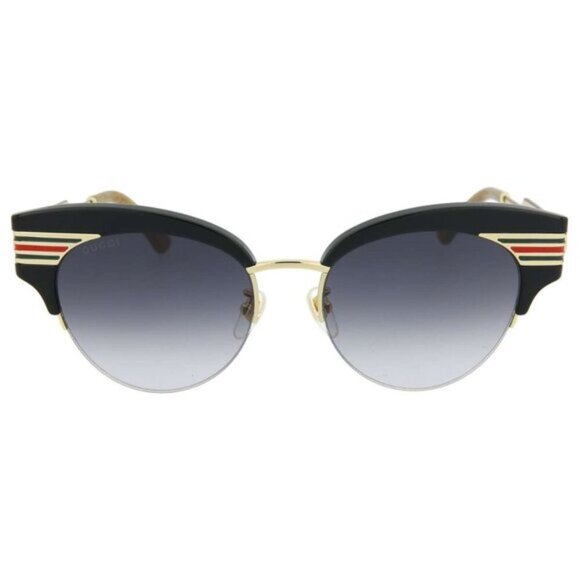 GUCCI Black Cat-Eye Web Accent Sunglasses GG0283S main image 7